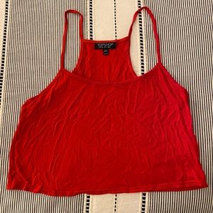 Topshop // Red Crop Top
